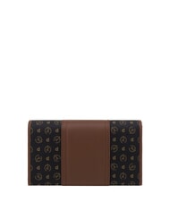 POLLINI HERITAGE Grand portefeuille avec porte-cartes brun noir - Portefeuilles Femme - 2