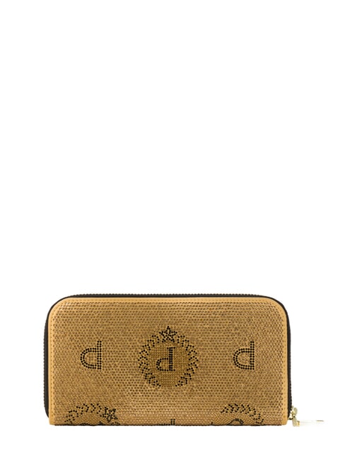 HERITAGE Grand portefeuille zipp&eacute; platine - Portefeuilles Femme