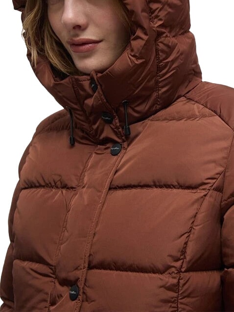 LADY LONG HUNTER doudoune longue caf&eacute; - Doudounes femme