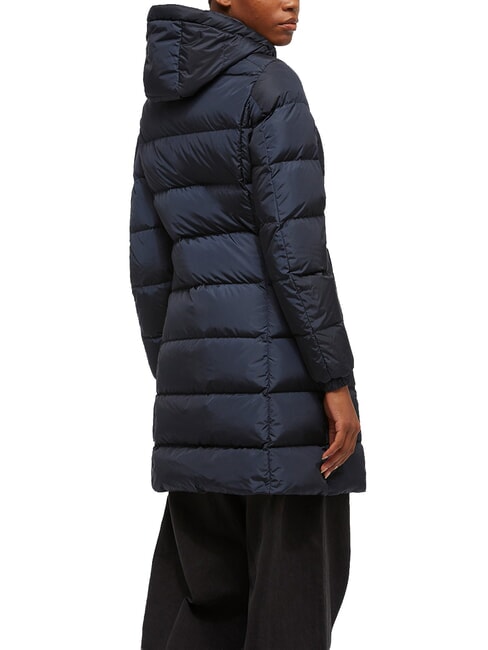 LADY LONG HUNTER doudoune longue bleu fonc&eacute; - Doudounes femme