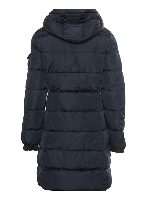 LADY LONG HUNTER doudoune longue bleu fonc&eacute; - Doudounes femme