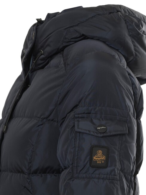 LADY LONG HUNTER doudoune longue bleu fonc&eacute; - Doudounes femme