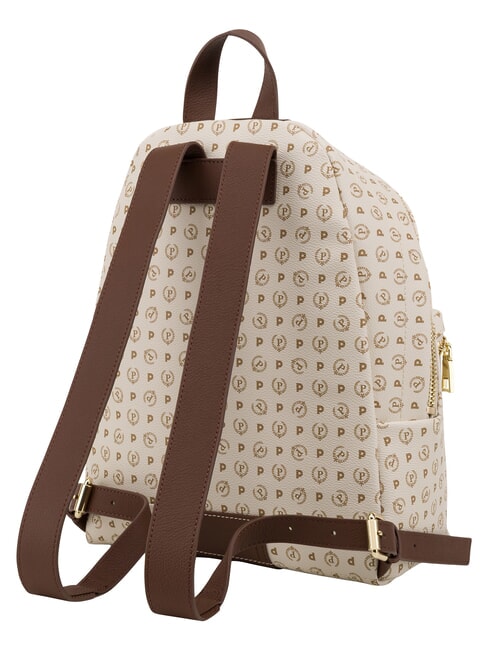 HERITAGE Sac &agrave; dos avec poche avant et anneau porte-cl&eacute;s ivoire brun - Sacs pour Femme