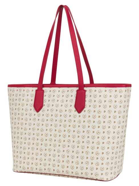HERITAGE Sac cabas bandouli&egrave;re, avec trousse de toilette ivoire rouge - Sacs pour Femme