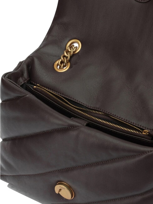 CLASSIC LOVE PUFF Sac en cuir nappa marasca brun-or antique - Sacs pour Femme