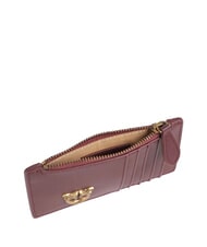 PINKO AIRONE Porte-cartes / Porte-monnaie groseille intense-or antique - Portefeuilles Femme - 3