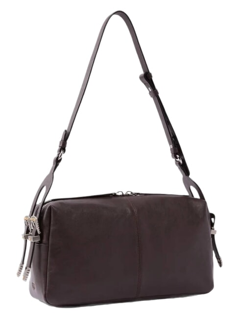 24 CLASSIC sac bandouli&egrave;re M&eacute;lange brun Marasca. Galv. - Sacs pour Femme