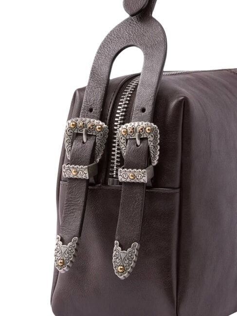24 CLASSIC sac bandouli&egrave;re M&eacute;lange brun Marasca. Galv. - Sacs pour Femme
