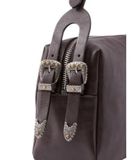 PINKO 24 CLASSIC sac bandouli&egrave;re M&eacute;lange brun Marasca. Galv. - Sacs pour Femme - 3
