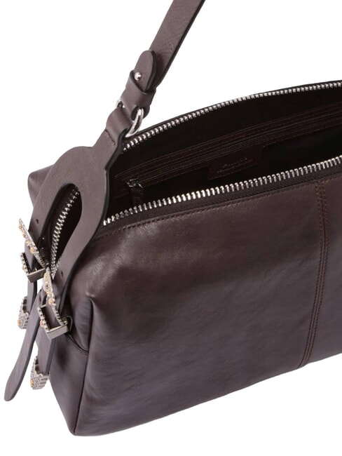 24 CLASSIC sac bandouli&egrave;re M&eacute;lange brun Marasca. Galv. - Sacs pour Femme