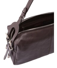 PINKO 24 CLASSIC sac bandouli&egrave;re M&eacute;lange brun Marasca. Galv. - Sacs pour Femme - 4