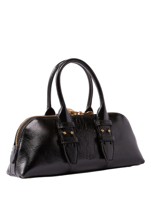 BOWLING Sac &agrave; main avec bandouli&egrave;re noir-or antique - Sacs pour Femme