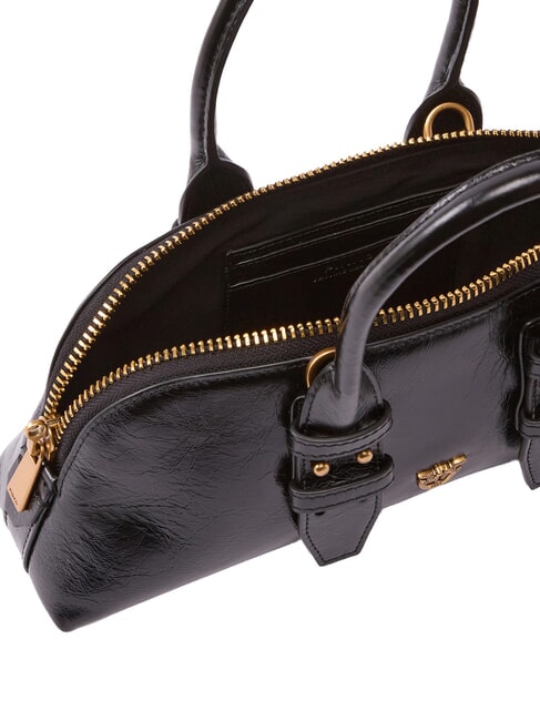 BOWLING Sac &agrave; main avec bandouli&egrave;re noir-or antique - Sacs pour Femme