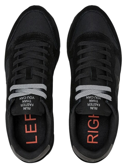 TOM SOLID Baskets noir/gris fonc&eacute; - Chaussures Homme