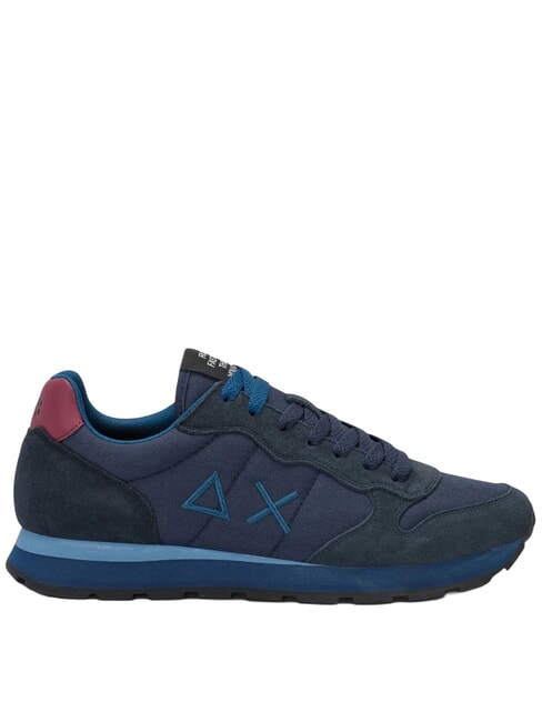 TOM SOLID Baskets bleu marine/bordeaux - Chaussures Homme