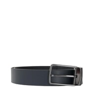 ARMANI EXCHANGE A|X Ceinture en cuir double face noir/marine - Ceintures - 2