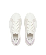 ARMANI EXCHANGE JANE baskets &agrave; semelles montantes blanc cass&eacute; + ballet - Chaussures Femme - 4