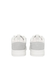 ARMANI EXCHANGE LONDON Baskets en cuir blanc cass&eacute; - Chaussures Homme - 3