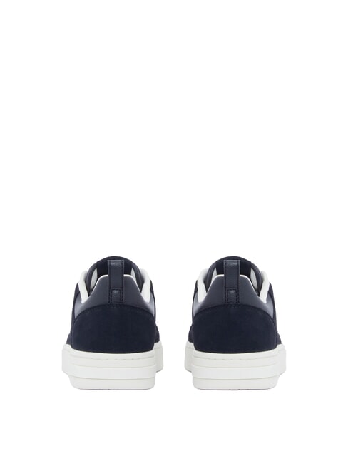 LONDON Baskets en cuir bleu marine profond - Chaussures Homme