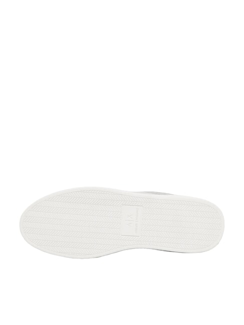 LONDON Baskets en cuir blanc cass&eacute; - Chaussures Homme
