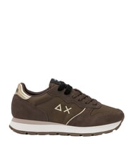 SUN68 ALLY SILVER GOLD Baskets marron - Chaussures Femme - 2