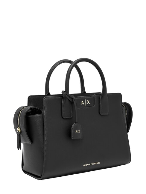 AMELIE Sac &agrave; main avec bandouli&egrave;re noir - Sacs pour Femme