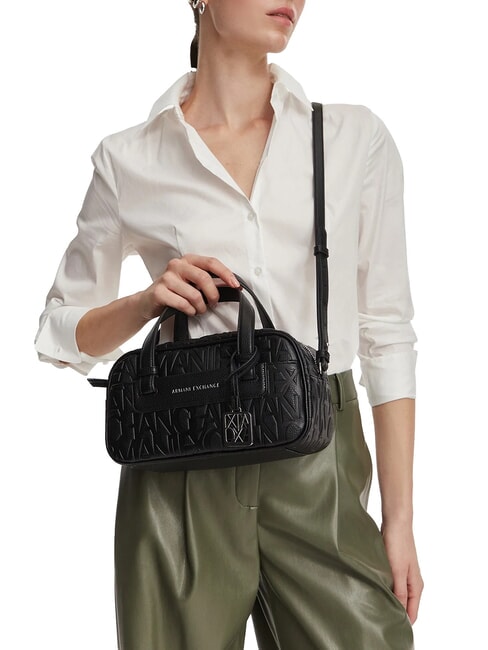 LIZ Sac &agrave; main avec bandouli&egrave;re noir - Sacs pour Femme
