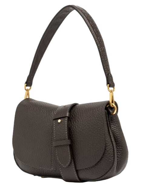 HELENA ROUND Sac bandouli&egrave;re en cuir, avec bandouli&egrave;re exprim&eacute; - Sacs pour Femme