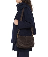 GIANNI CHIARINI HELENA ROUND sac bandouli&egrave;re en cuir moka - Sacs pour Femme - 2