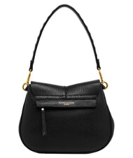 GIANNI CHIARINI HELENA ROUND Sac bandouli&egrave;re en cuir, avec bandouli&egrave;re Noir - Sacs pour Femme - 3