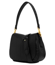 GIANNI CHIARINI HELENA ROUND Sac bandouli&egrave;re en cuir, avec bandouli&egrave;re Noir - Sacs pour Femme - 4