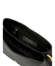 GIANNI CHIARINI HELENA ROUND Sac bandouli&egrave;re en cuir, avec bandouli&egrave;re Noir - Sacs pour Femme - 4