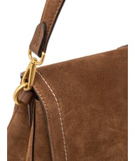 GIANNI CHIARINI HELENA ROUND sac bandouli&egrave;re en cuir Cognac - Sacs pour Femme - 6