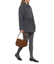GIANNI CHIARINI HELENA ROUND sac bandouli&egrave;re en cuir Cognac - Sacs pour Femme - 7