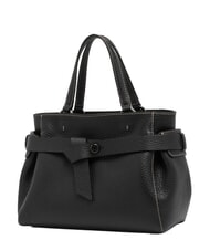 GIANNI CHIARINI MIRANDA Sac &agrave; main en cuir, avec bandouli&egrave;re Noir - Sacs pour Femme - 5