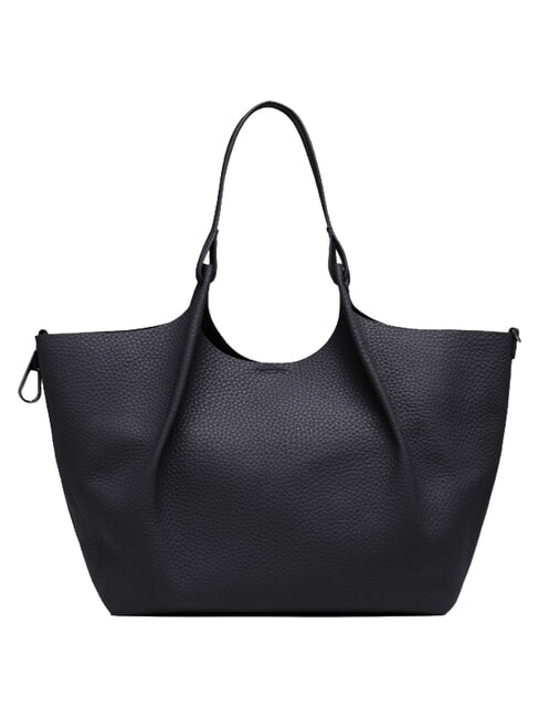 DUA Grand sac &agrave; bandouli&egrave;re en cuir nuit - Sacs pour Femme