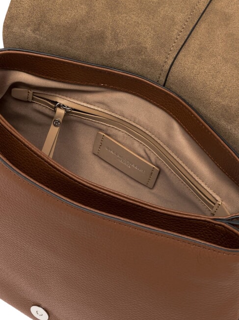 HELENA ROUND Sac bandouli&egrave;re en cuir noix - Sacs pour Femme