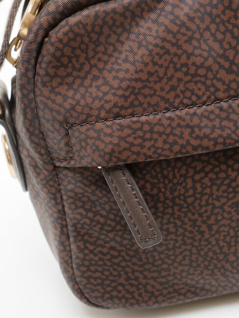 B-CLUB Mini sac bandouli&egrave;re chocolat - Sacs pour Femme