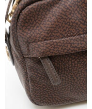 BORBONESE B-CLUB Mini sac bandouli&egrave;re chocolat - Sacs pour Femme - 3