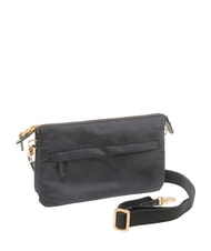 BORBONESE B-CLUB sac bandouli&egrave;re noir fonc&eacute; - Sacs pour Femme - 2