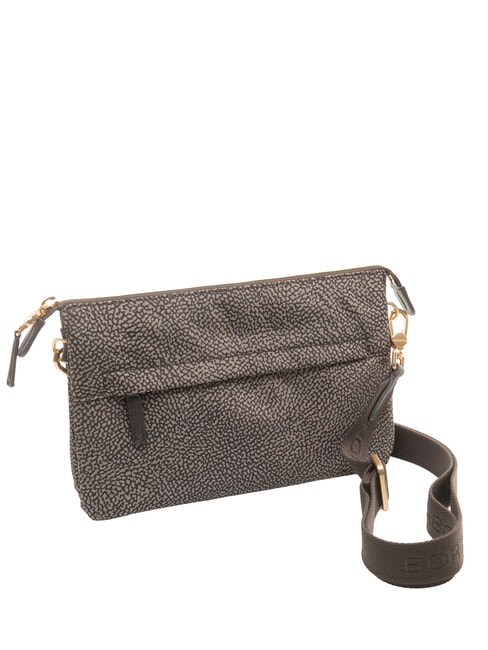 B-CLUB sac bandouli&egrave;re goudron - Sacs pour Femme