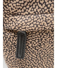 BORBONESE B-CLUB Mini sac bandouli&egrave;re OP / NATUREL / NOIR - Sacs pour Femme - 3