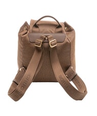 BORBONESE B-CLUB Sac &agrave; dos avec poche avant ch&acirc;taigne - Sacs pour Femme - 2
