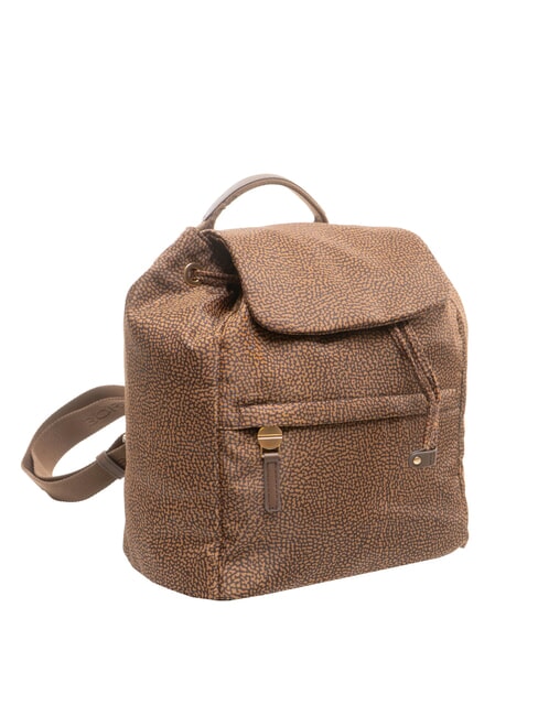 B-CLUB Sac &agrave; dos avec poche avant ch&acirc;taigne - Sacs pour Femme