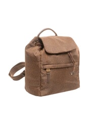 BORBONESE B-CLUB Sac &agrave; dos avec poche avant ch&acirc;taigne - Sacs pour Femme - 3
