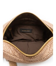 BORBONESE B-CLUB Mini sac bandouli&egrave;re mer Beiger - Sacs pour Femme - 5