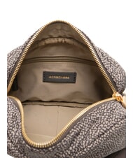 BORBONESE B-CLUB Mini sac bandouli&egrave;re goudron - Sacs pour Femme - 5