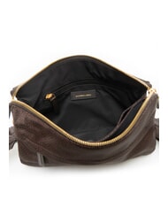 BORBONESE B-CLUB sac bandouli&egrave;re chocolat - Sacs pour Femme - 4