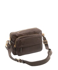 BORBONESE B-CLUB Sac bandouli&egrave;re, avec bandouli&egrave;re chocolat - Sacs pour Femme - 2