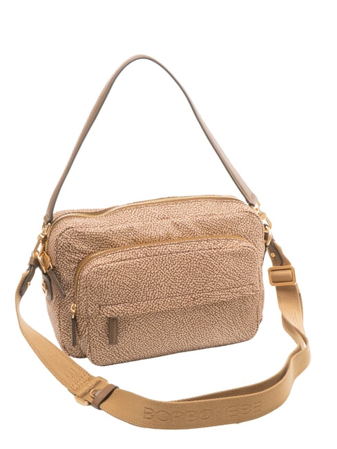 B-CLUB Sac bandouli&egrave;re, avec bandouli&egrave;re mer Beiger - Sacs pour Femme